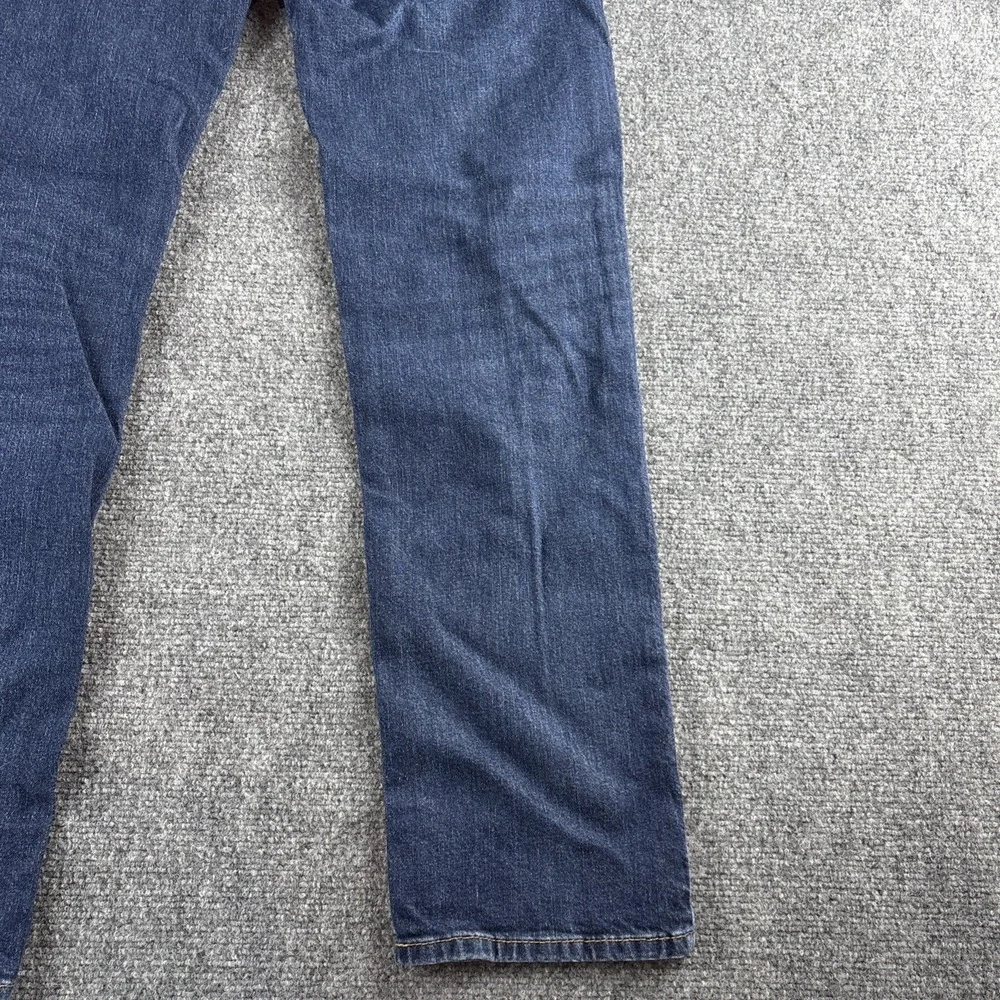 Levi's 514 Men's Straight Fit Jeans Size 32x34 Dark Wash Indigo Blue Denim